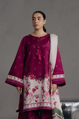 Monochrome (Stitched 3 Pcs)