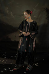 Black Iris (Stitched 2 Pcs)