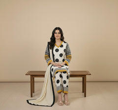 Polka Dot | Farshi-Shalwar (Stitched 3 Pcs)