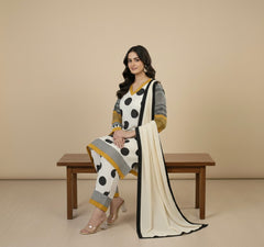 Polka Dot | Farshi-Shalwar (Stitched 3 Pcs)