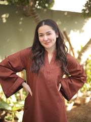 Hearts Chocolate (Stitched 2 Pcs)