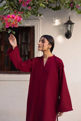 Hearts Red (Stitched 2 Pcs)